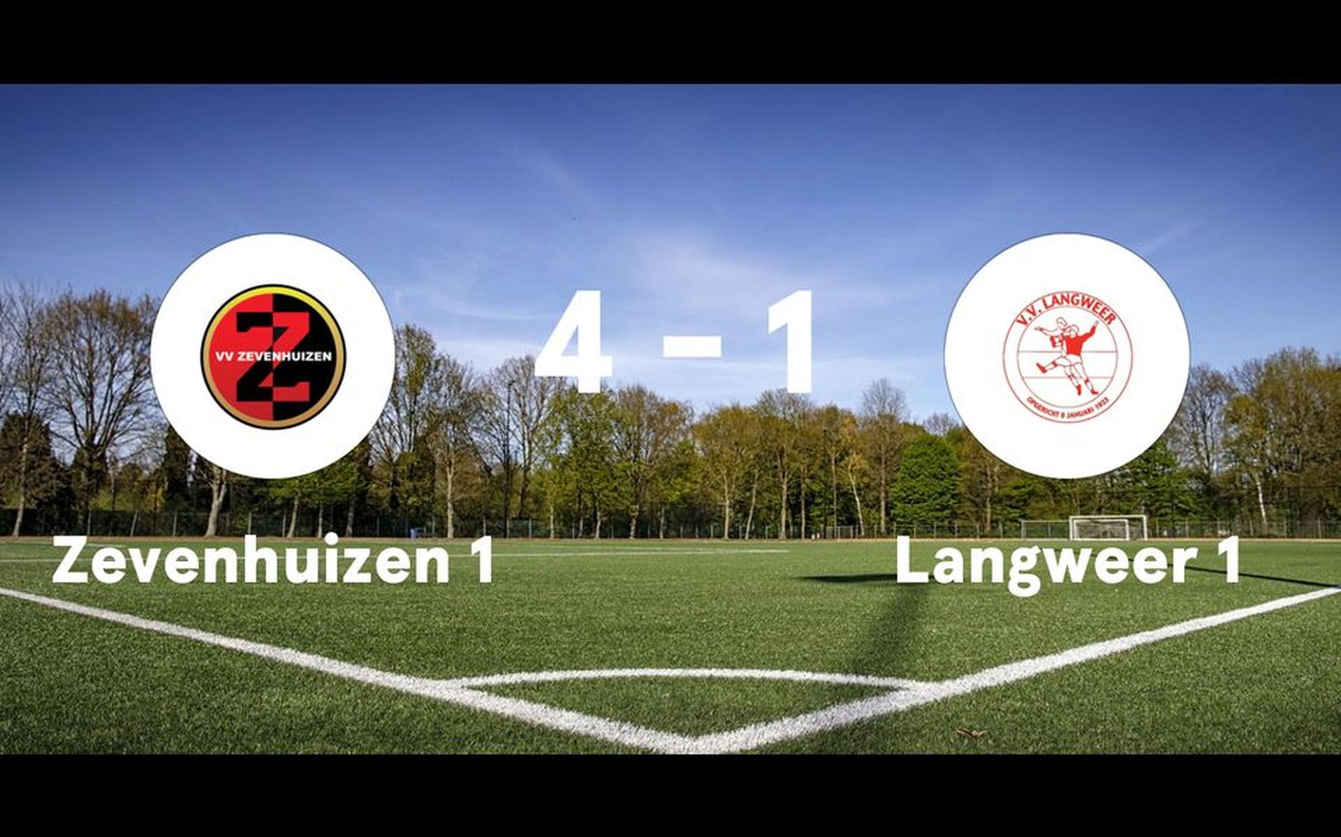 4-1 Zevenhuizen 1 op Langweer 1 - Leeuwarder Courant