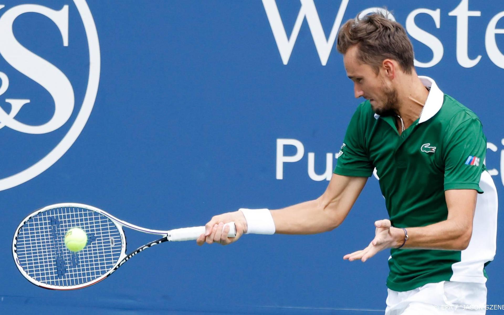 Titelverdediger Medvedev strandt in tennistoernooi Cincinnati