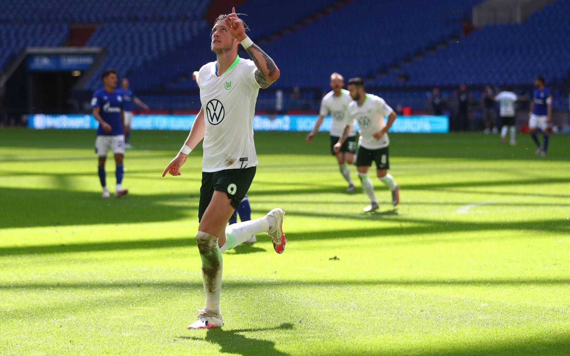 Weghorst draagt met 2 treffers bij aan zege Wolfsburg