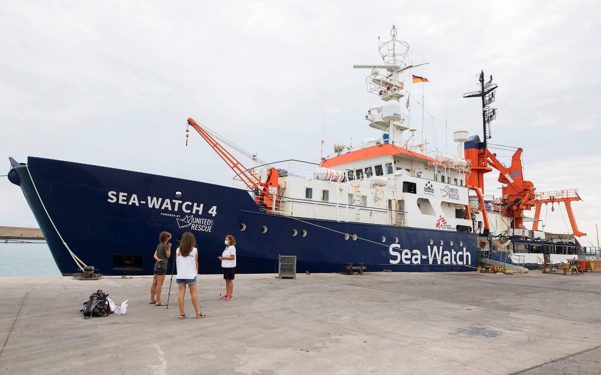Reddingsschip Sea-Watch 4 begint zijn eerste missie bij Libië
