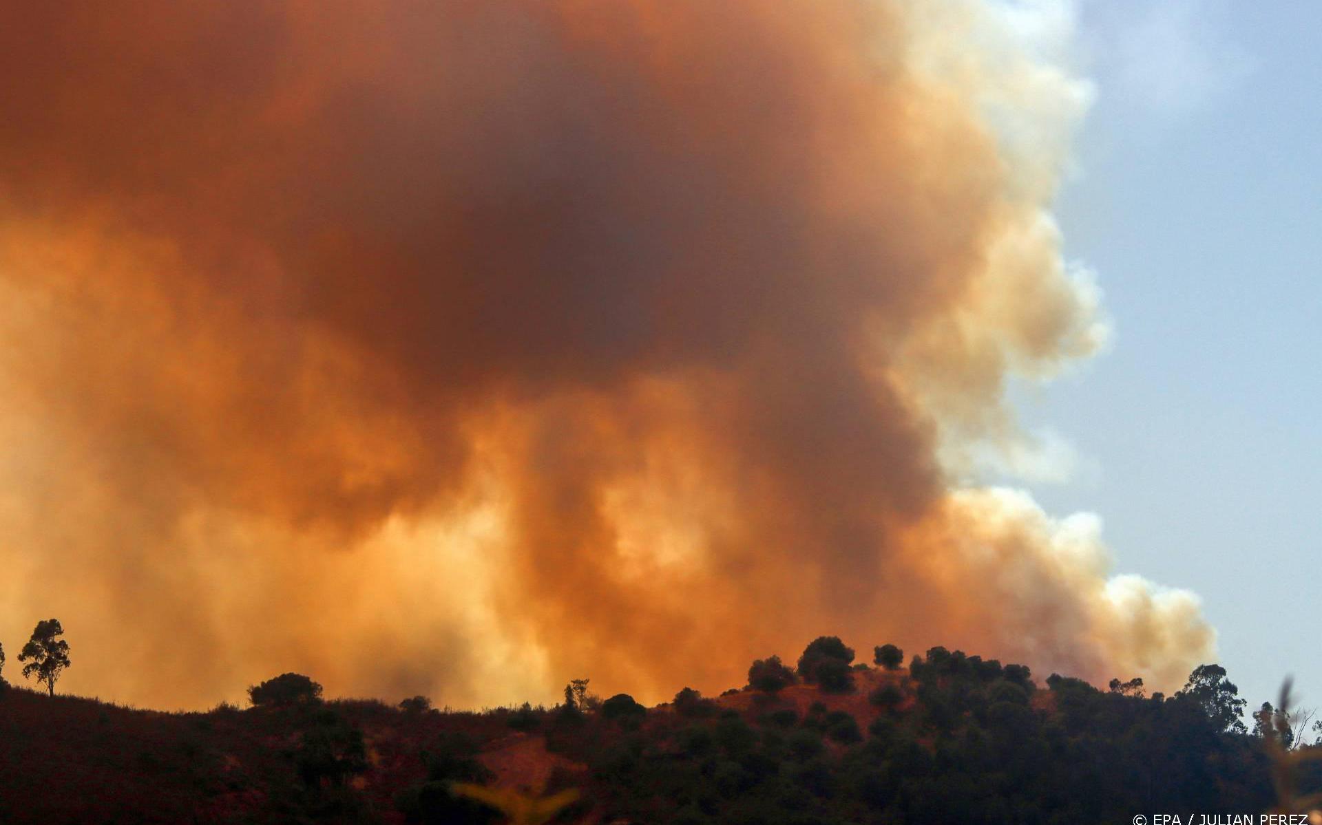 Circa 2400 mensen geëvacueerd wegens bosbrand Spanje