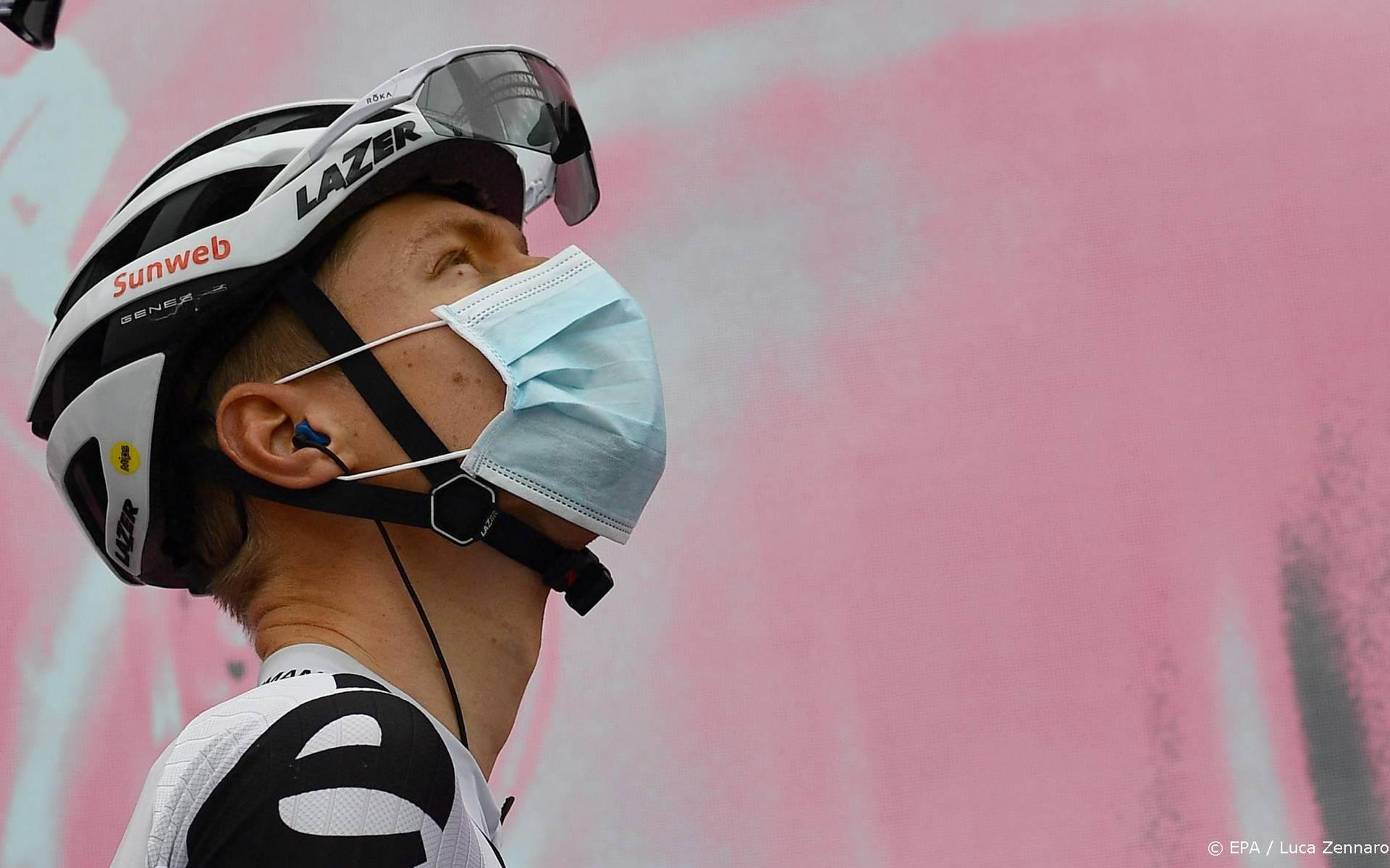 Kelderman nog net niet in roze leiderstrui in Giro