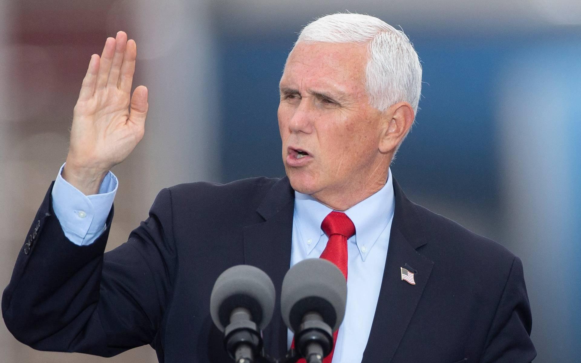 Mike Pence: herverkiezing als aanloop naar presidentschap