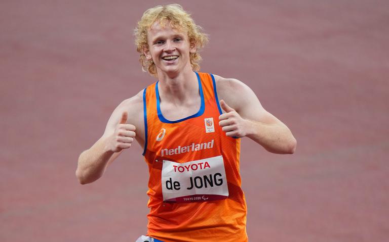 Paralympische Spelen: Na botsing met bus goed nieuws voor atleet Joël de Jong uit Harlingen. Paralympische Spelen: Na botsing met bus goed nieuws voor atleet Joël de Jong uit Harlingen.