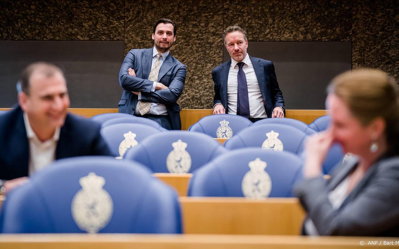 Baudet (links) en Van Haga. Baudet (links) en Van Haga.