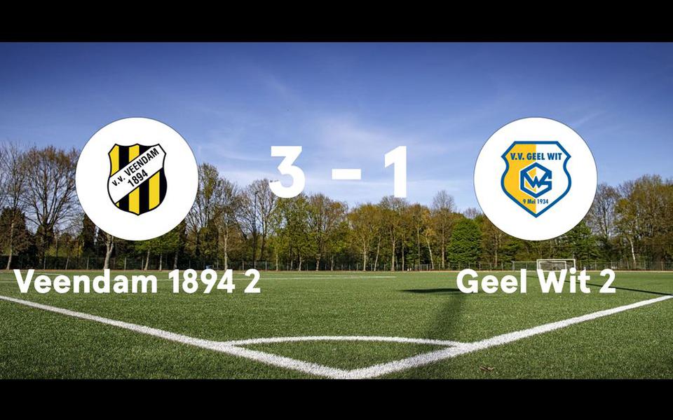 3-1 overwinning Veendam 1894 2 op Geel Wit 2