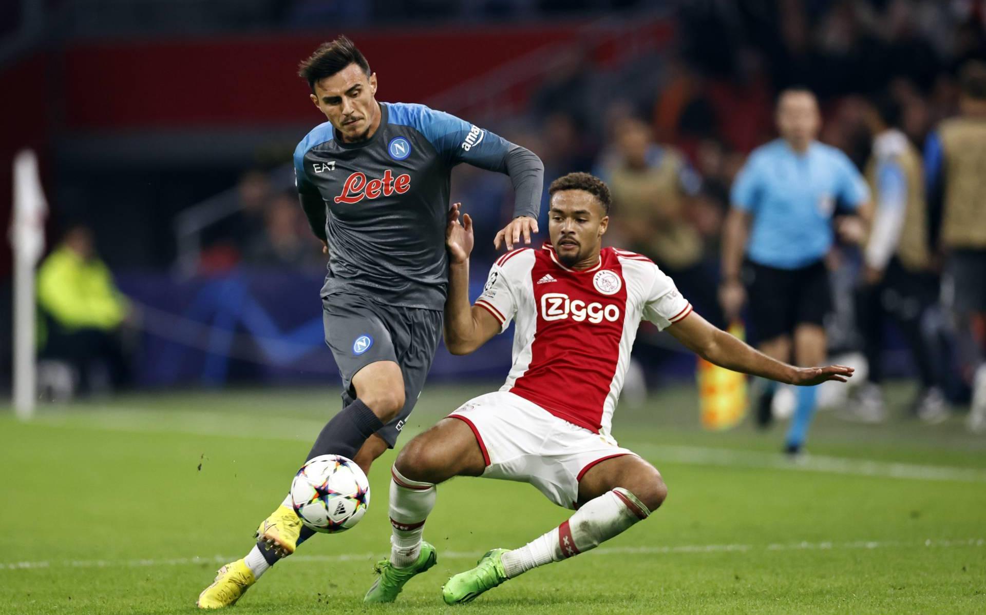 Ajax zonder geblesseerde Rensch tegen Napoli in Champions League