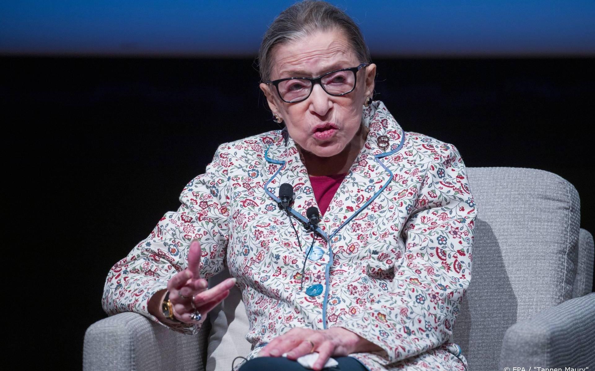 Amerikaanse opperrechter Ginsburg weer in ziekenhuis