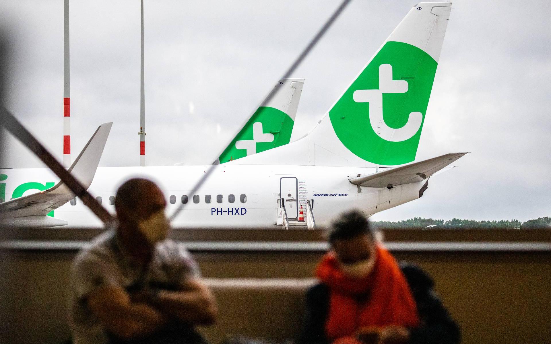 Boete voor weigeren mondkapje in vliegtuig Transavia
