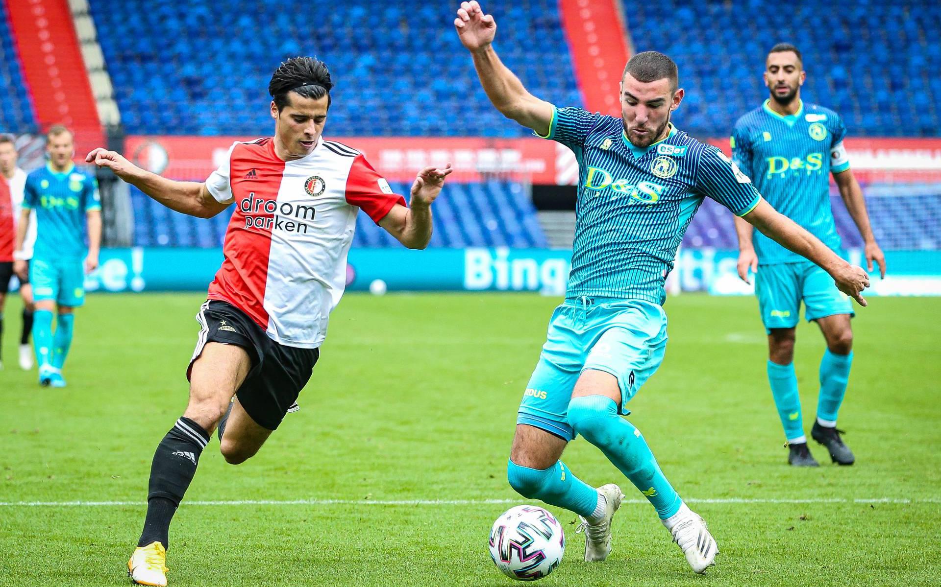 Feyenoord blijft thuis tegen Sparta steken op gelijkspel