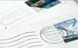 Brief met postzegel