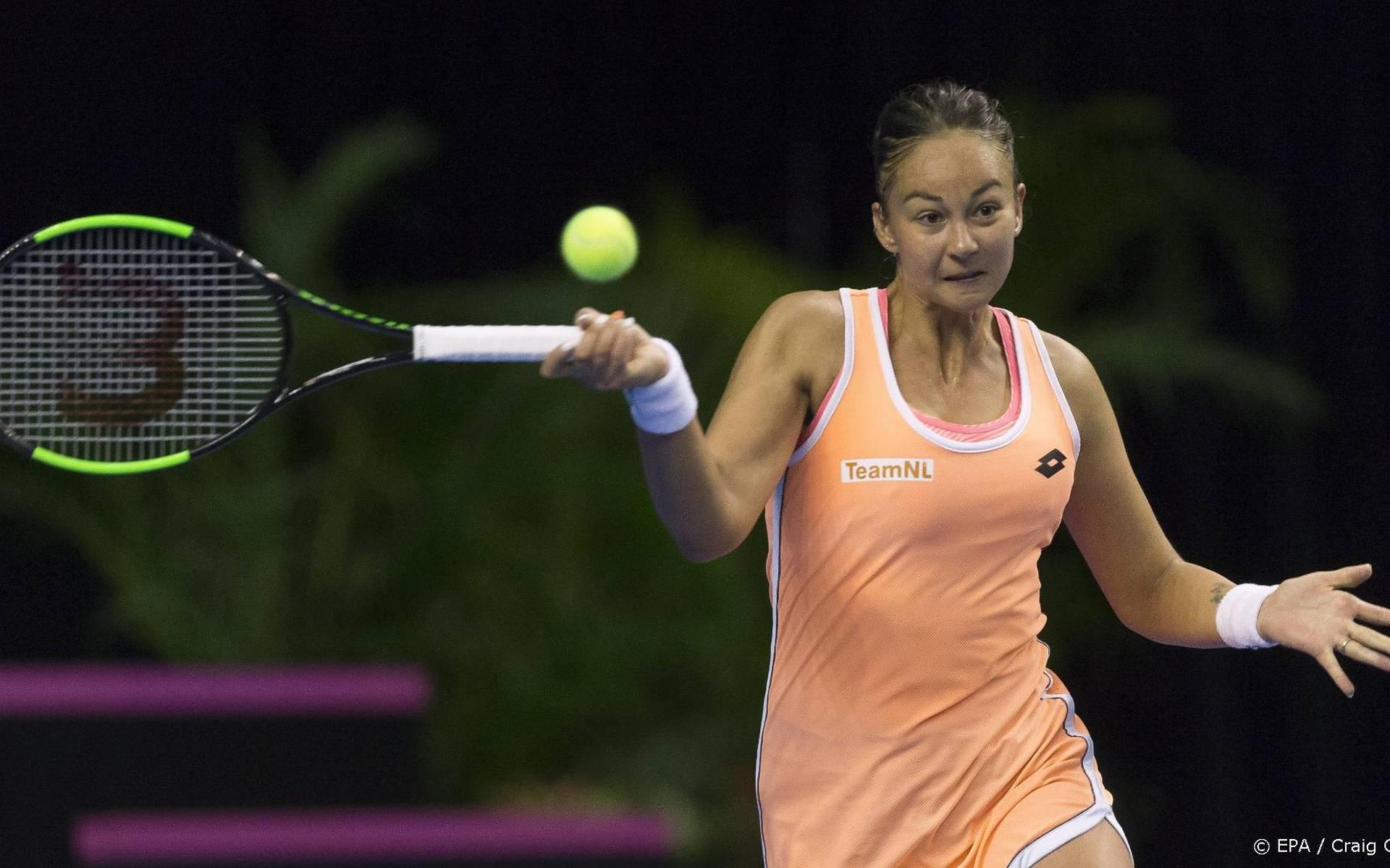 Pattinama-Kerkhove verrast op Wimbledon met zege op Koeznetsova - Leeuwarder Courant