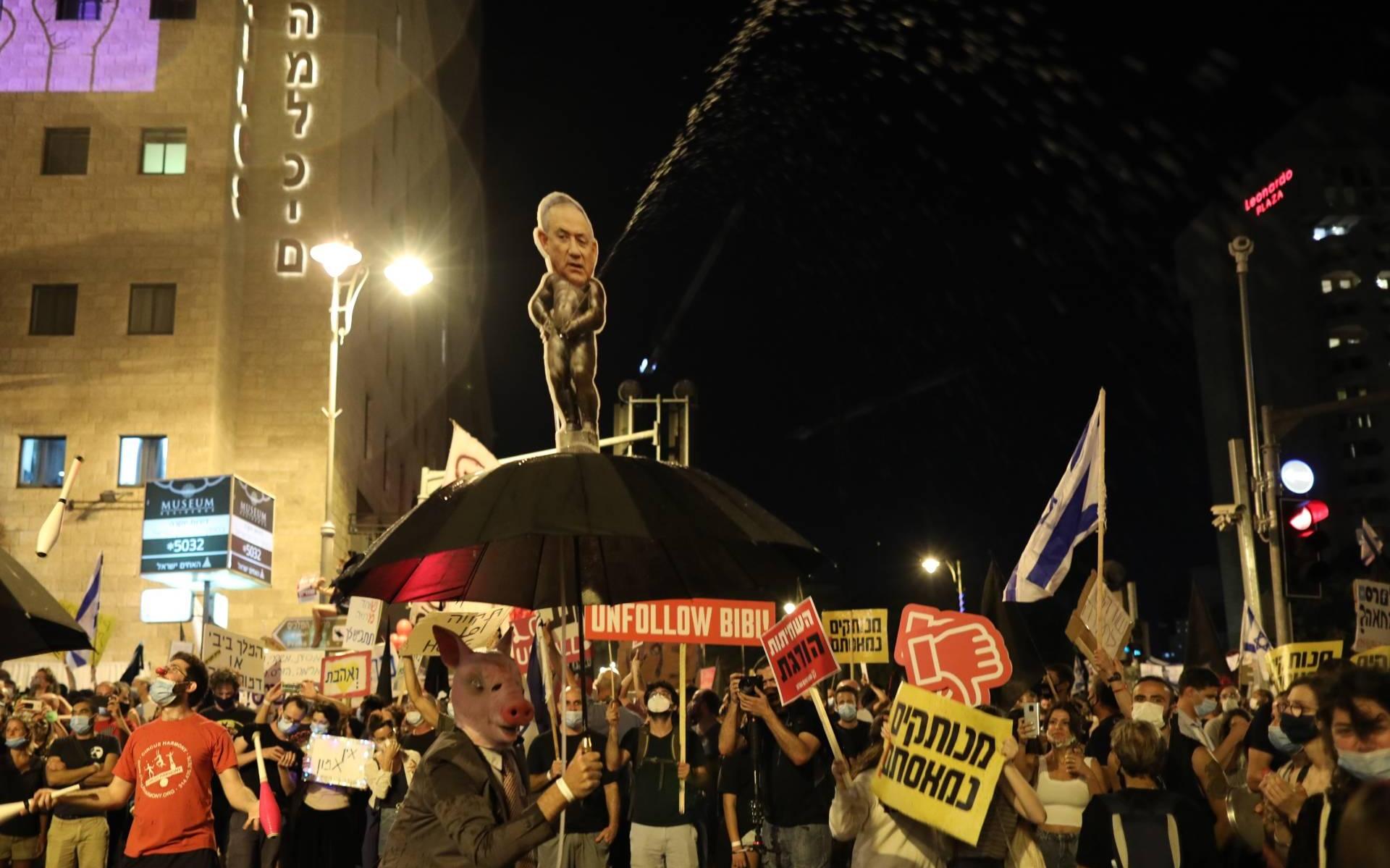 Opnieuw grootschalige demonstraties tegen Netanyahu