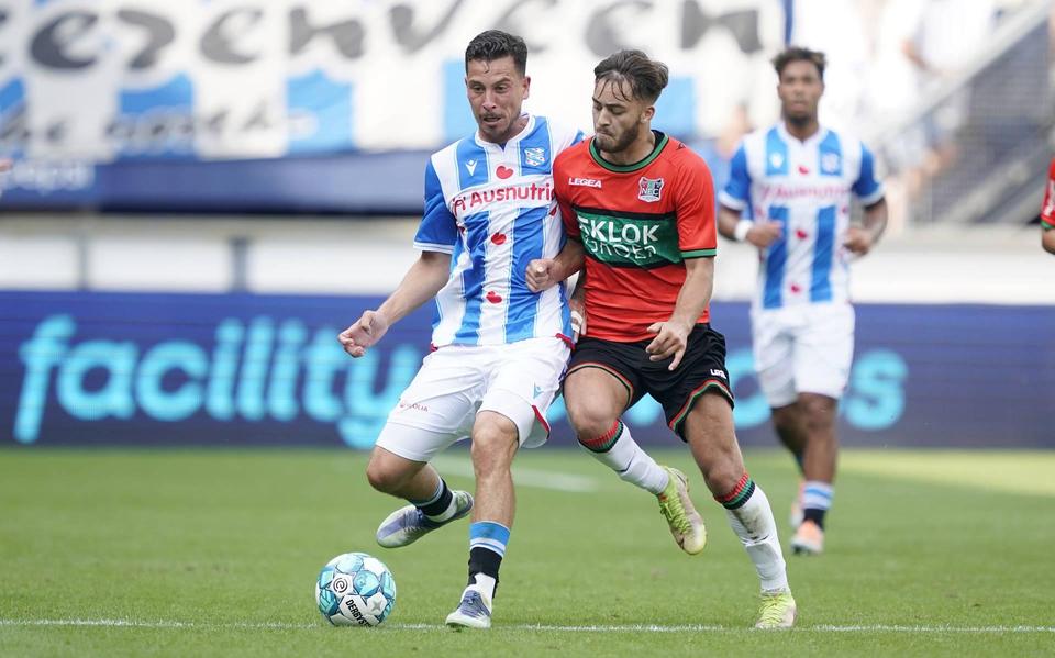 Heerenveen met tien man gelijk tegen NEC