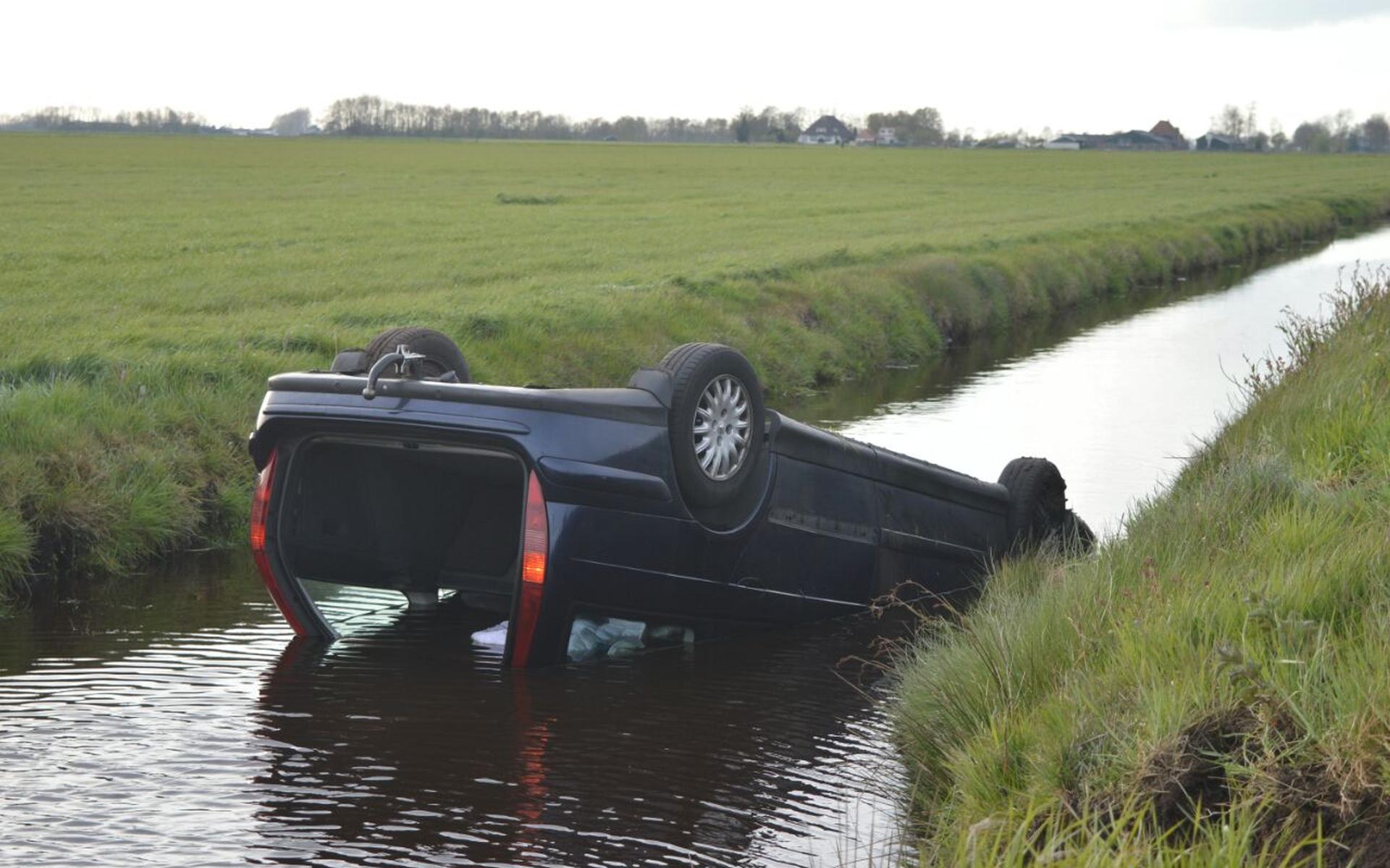 Joyride Oldetrijne eindigt in sloot