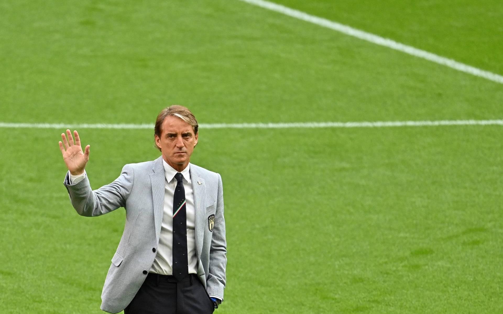 Italiaanse bondscoach Mancini trots na zege op België - Leeuwarder Courant