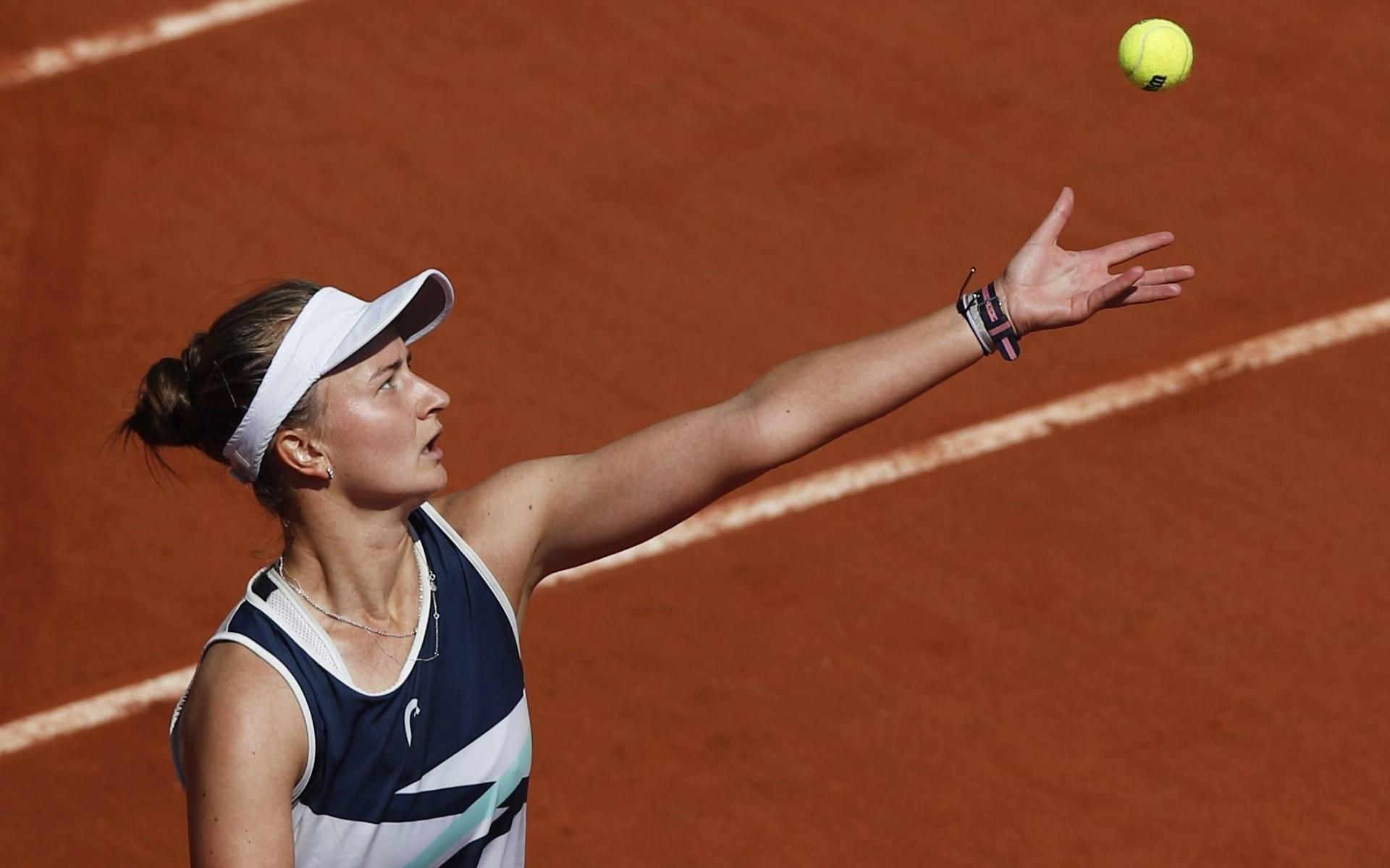 Tennisster Krejcikova voor het eerst in kwartfinales grand slam - Leeuwarder Courant