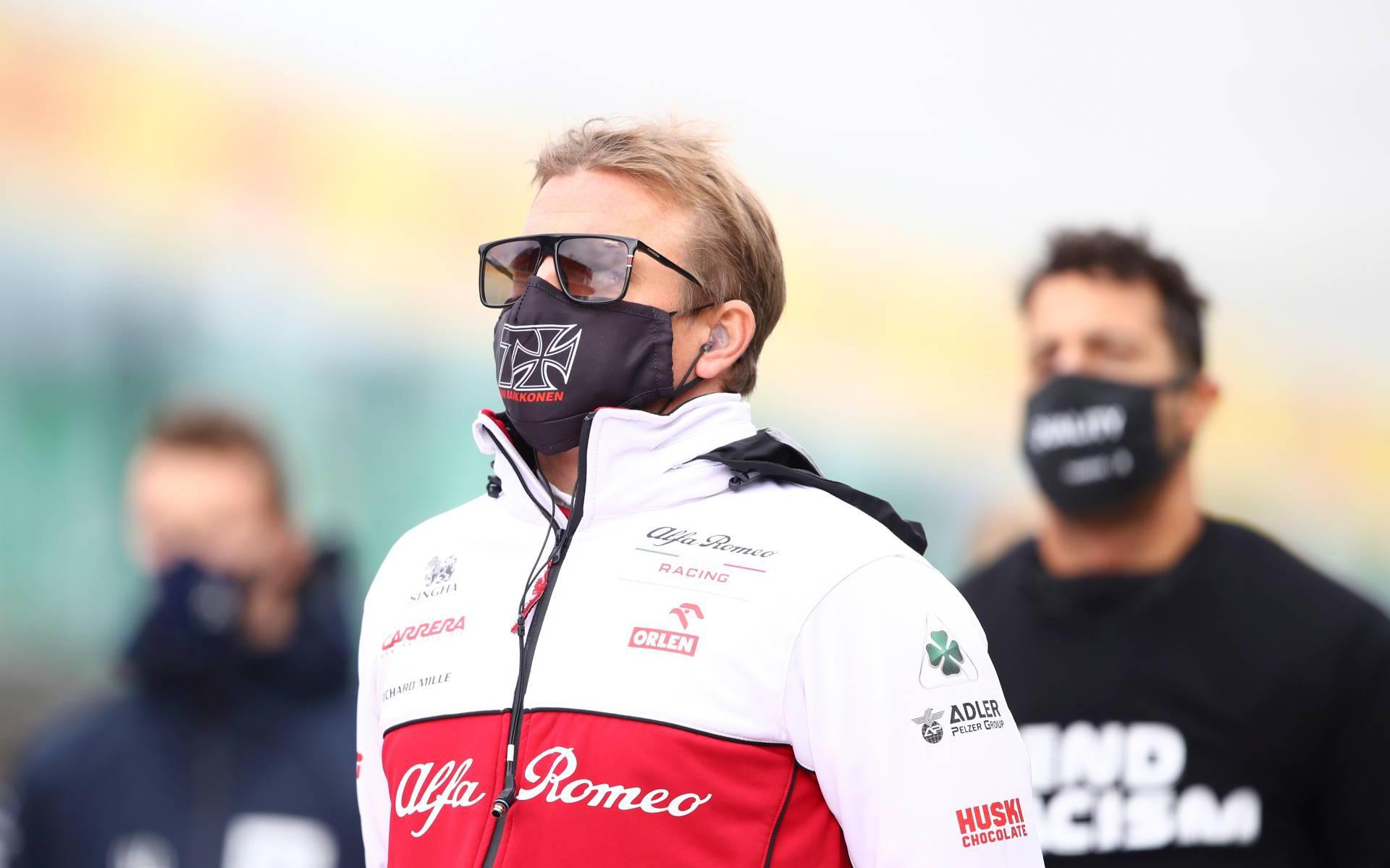 Räikkönen beleeft weinig plezier aan recordrace Formule 1