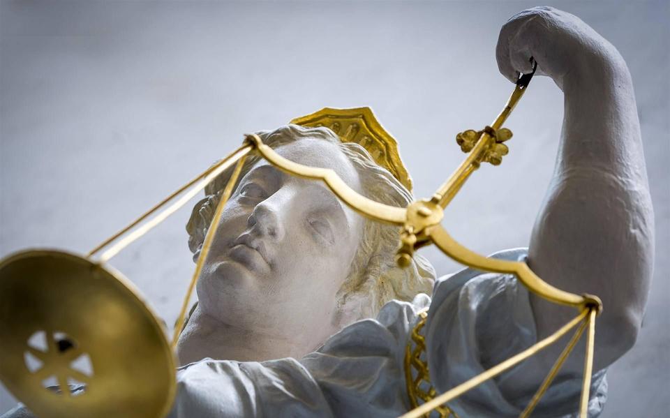 Vrouwe Justitia.