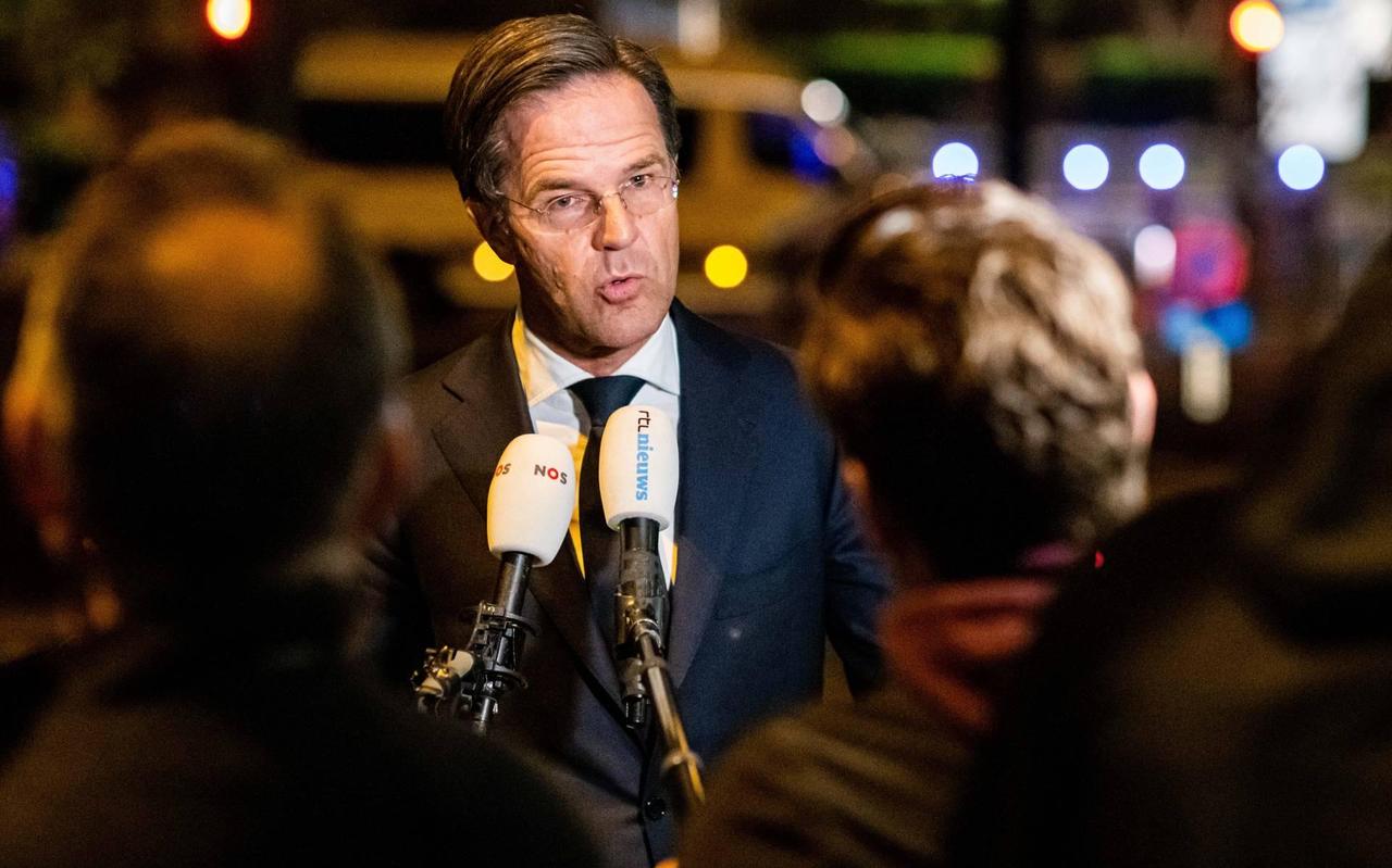 Minister-president Rutte op de EU-top. Minister-president Rutte op de EU-top.