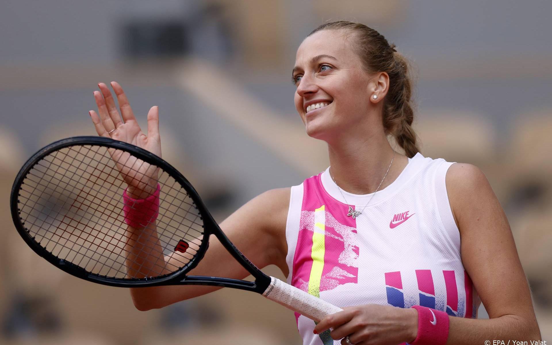 Tennisster Kvitova: Roland Garros is mijn geluksplek