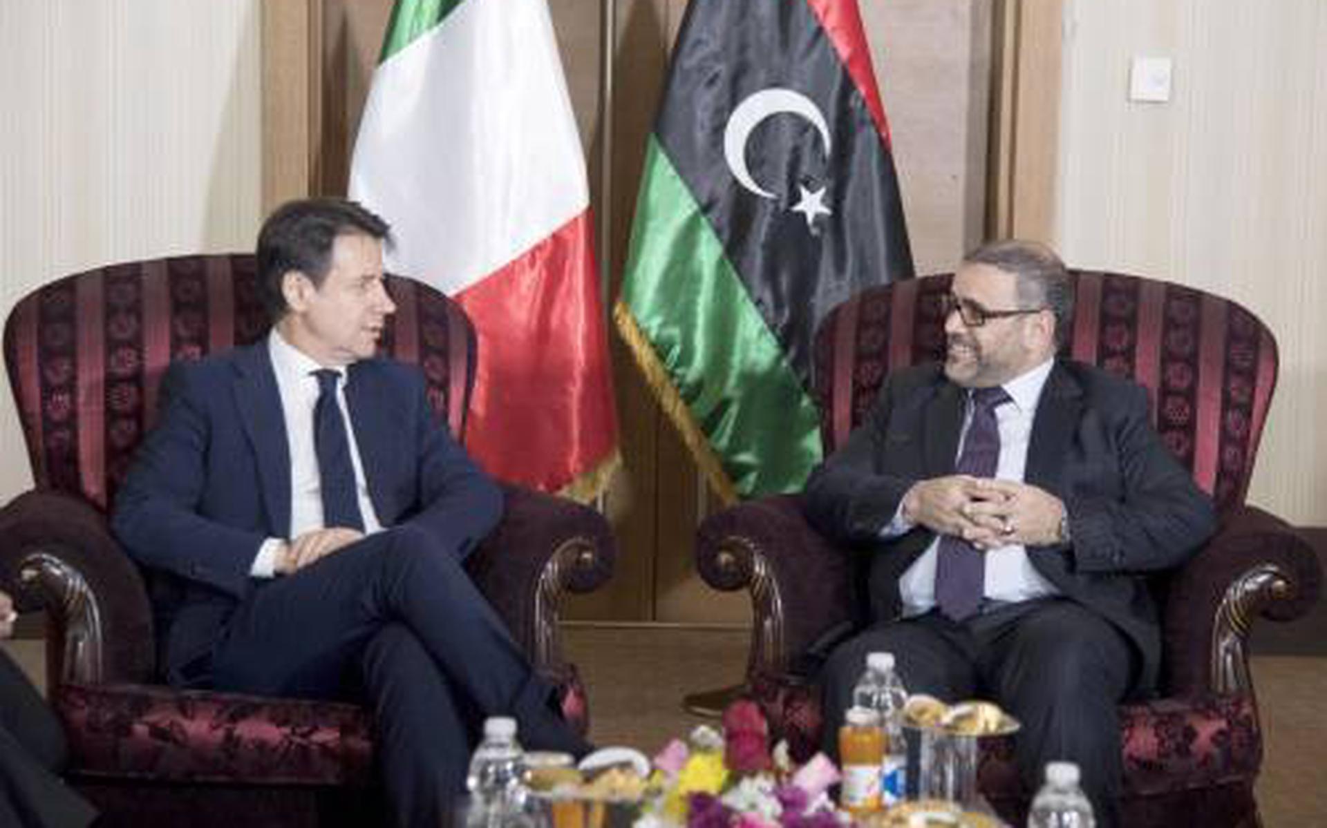 Italiaanse premier bespreekt vrede in Libië