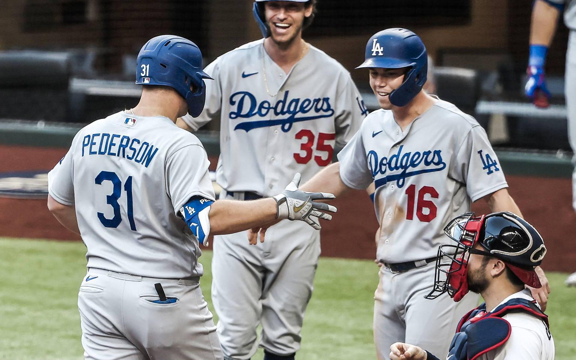 Honkballers Dodgers slaan hard terug tegen Braves