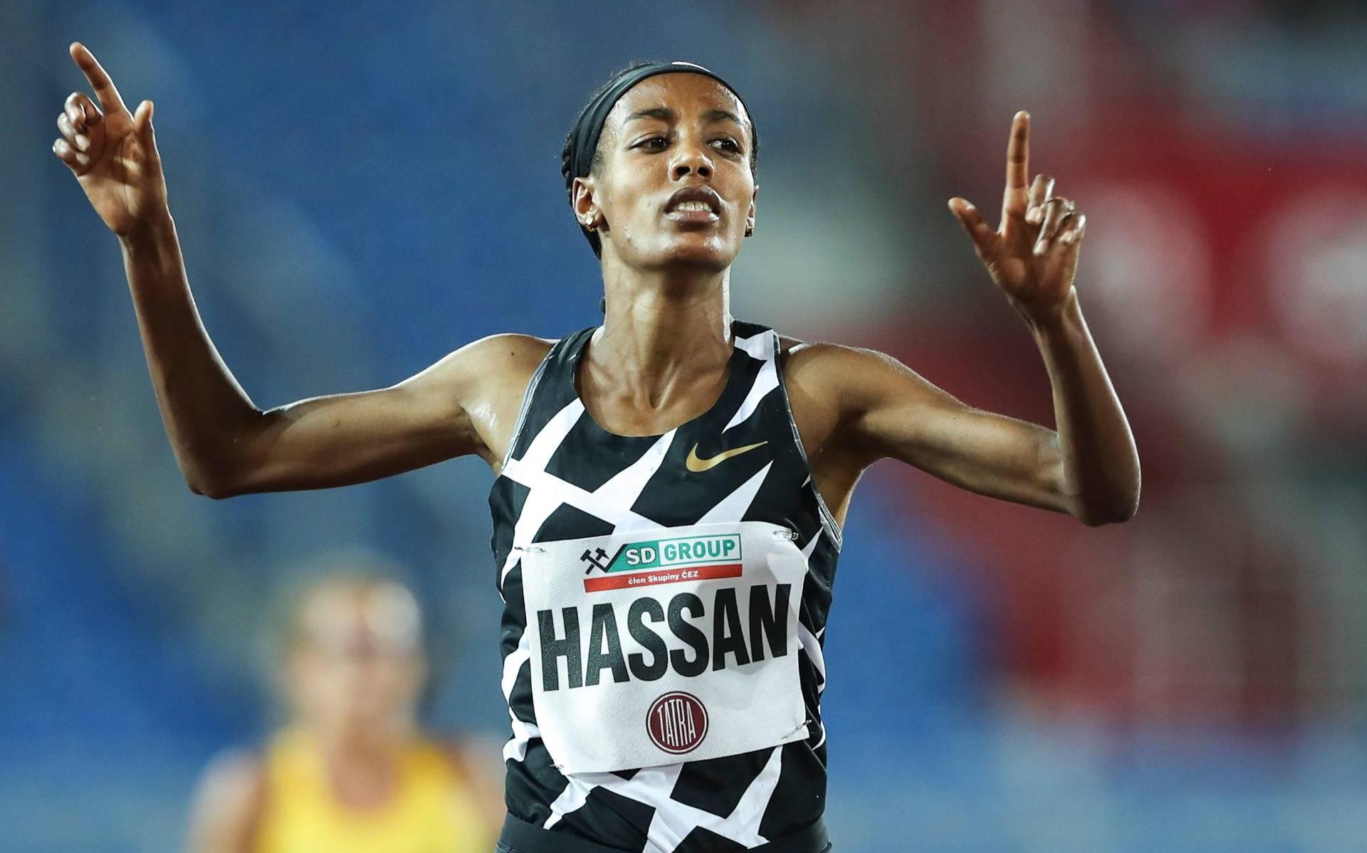 Hassan verbetert Europees record op 10.000 meter