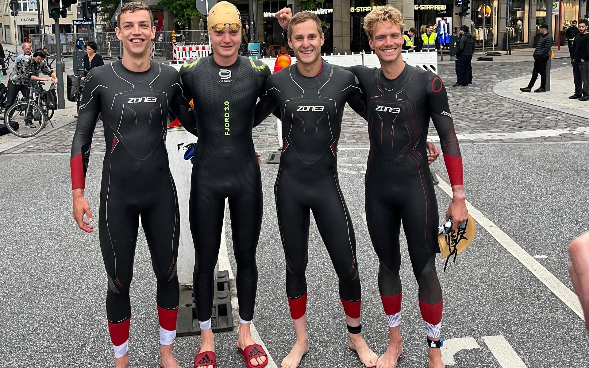 Friese triatleten stelen de show in Hamburg, Berber Kramer uit It Heidenskip verovert Europese titel