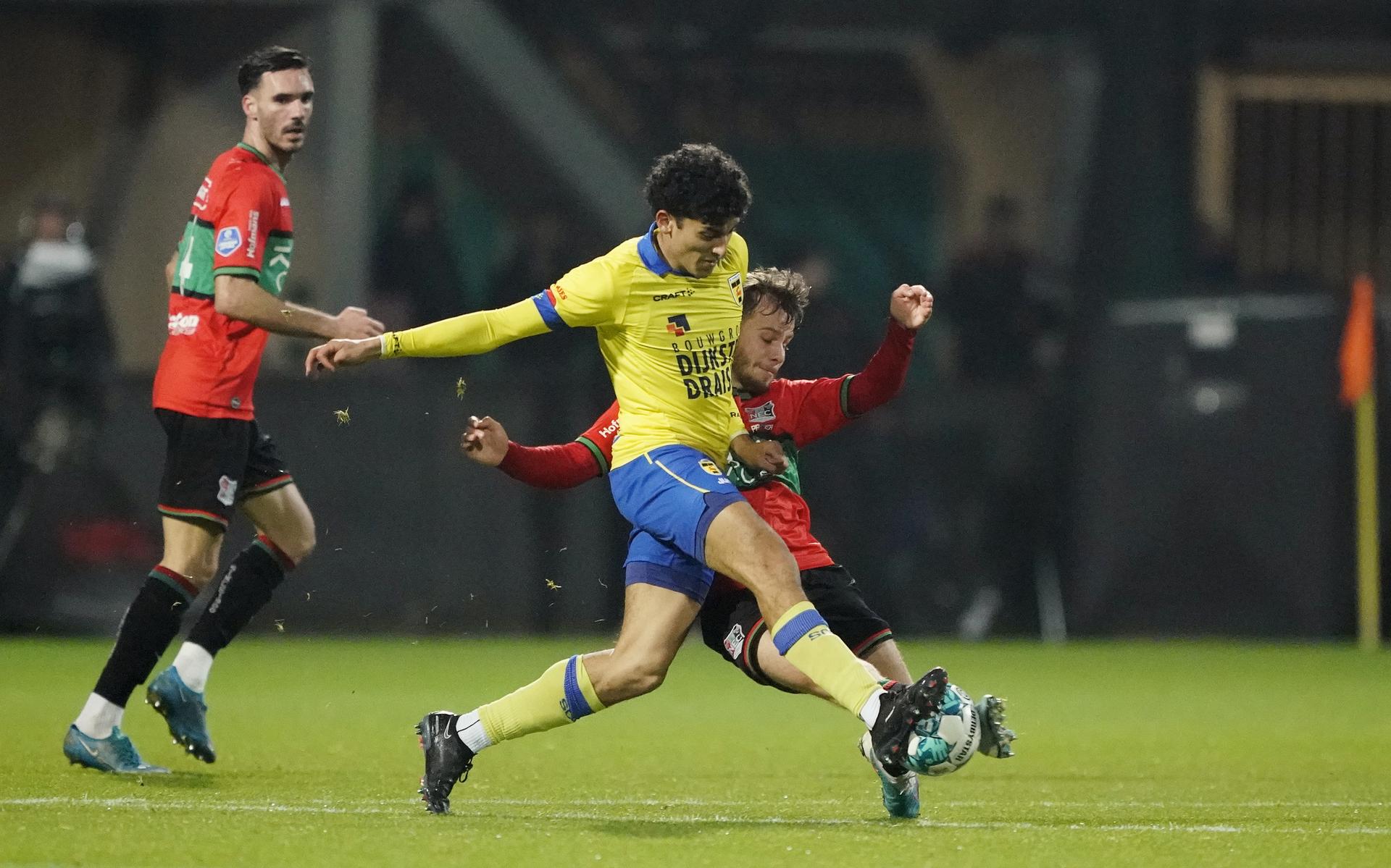 Vincent Pichel in de uitwedstrijd tegen NEC Nijmegen.