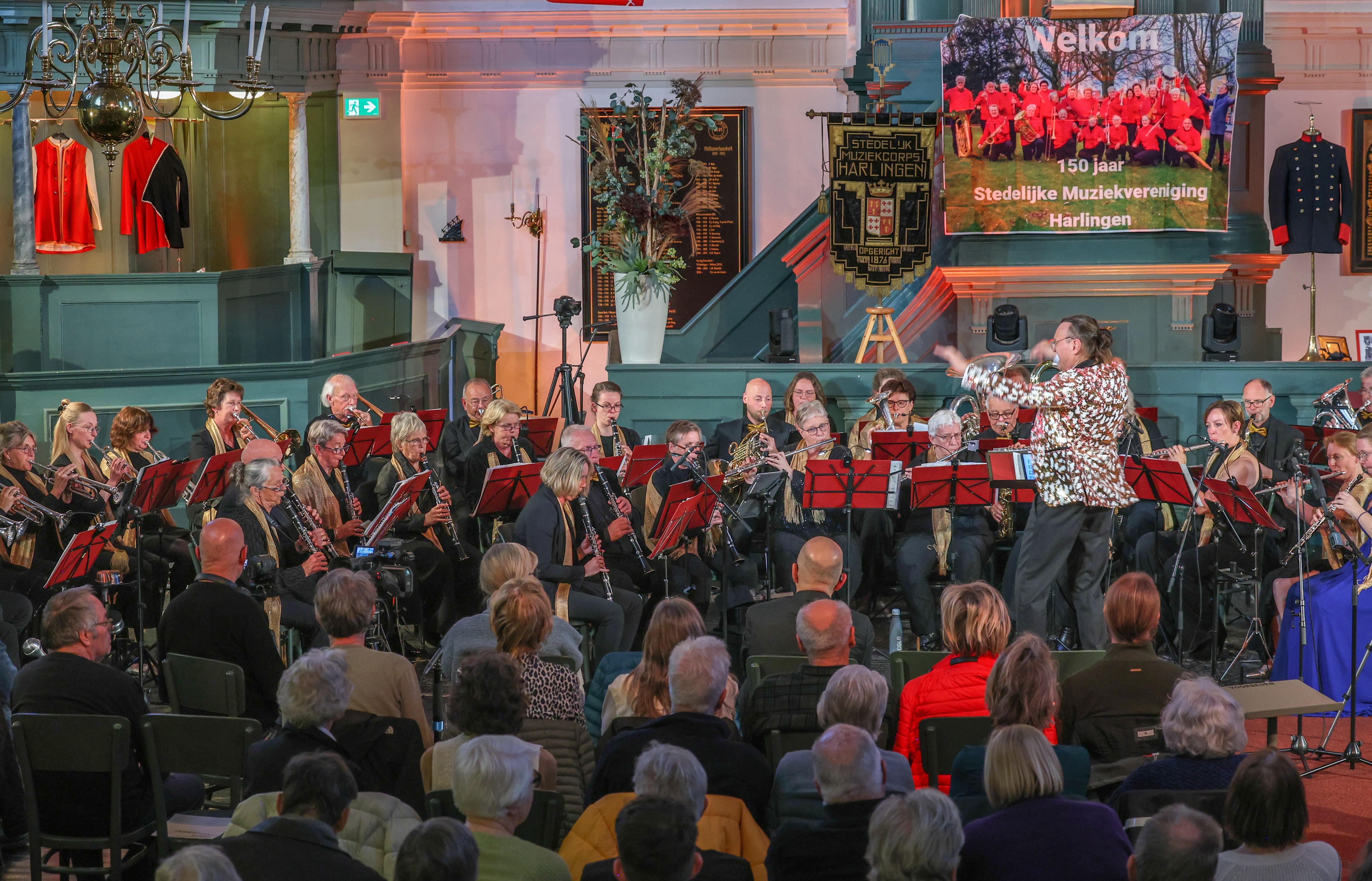 Muziekvereniging Harlingen bestaat 150 jaar: ‘De stad kan niet zonder het orkest’