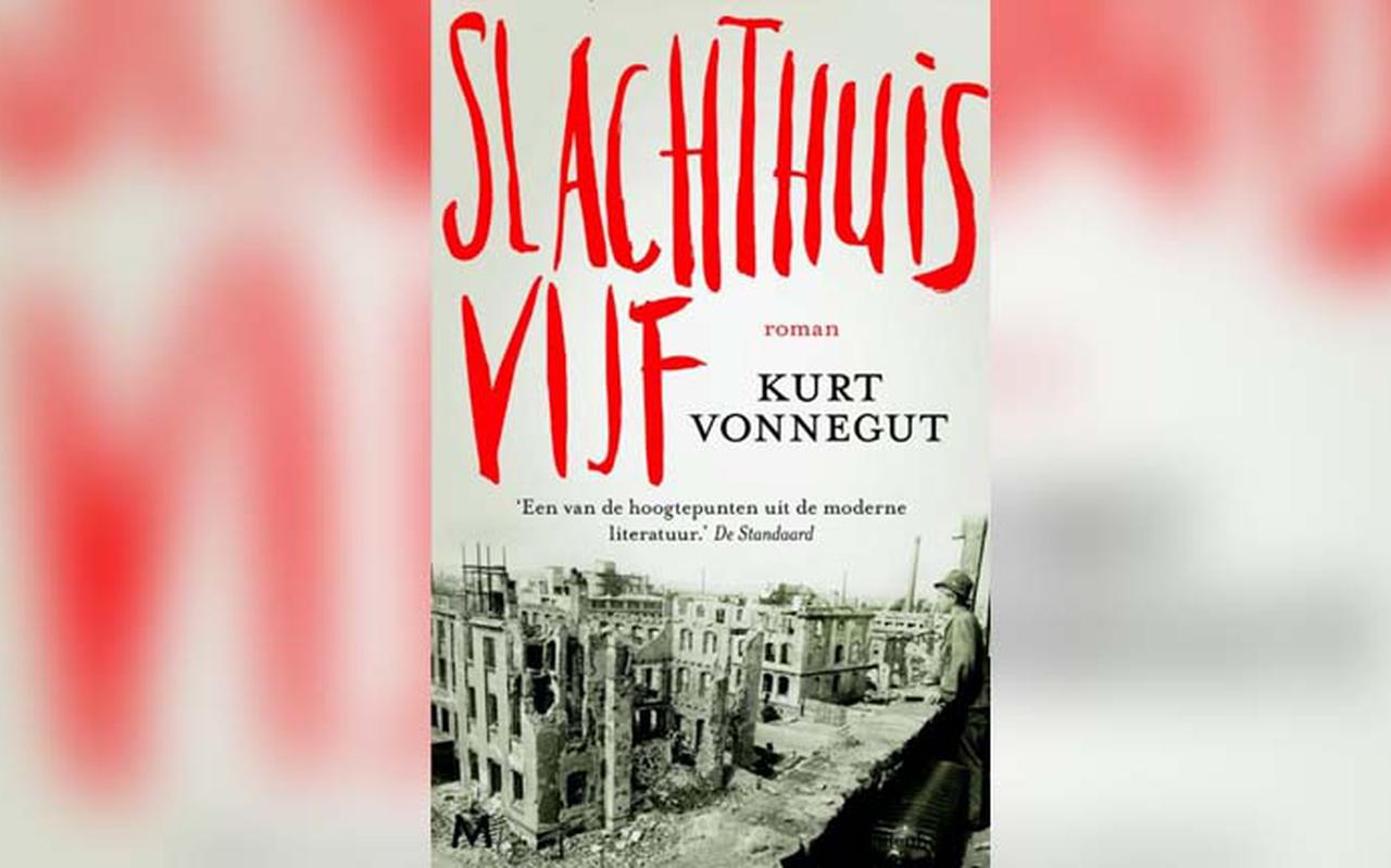 Omslag van 'Slachthuis vijf' van Kurt Vonnegut.