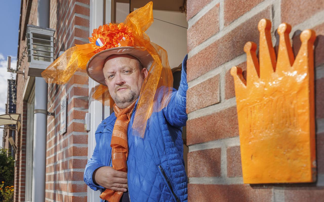Oranjefan Piet Jelsma haalde Prinsjesdag in Den Haag niet.