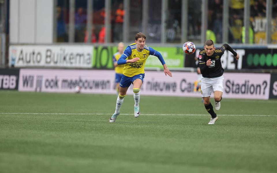 De thuiswedstrijd van Cambuur tegen Roda JC eindigde eerder dit seizoen in een gelijkspel.