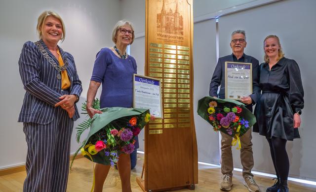 ‘Je doet het nooit alleen’, zeggen Tineke en Henk, de nieuwe Waterpoorters van het jaar in Sneek