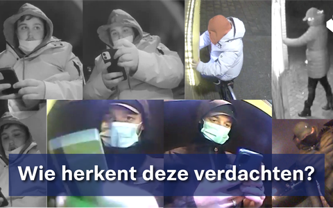 Politie Fryslân publiceert beelden van drie verdachten die pinden met bankpassen van een 74-jarige man uit Heerenveen.