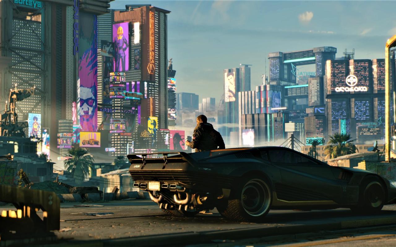 Beeld uit de game Cyberpunk 2077 Beeld uit de game Cyberpunk 2077