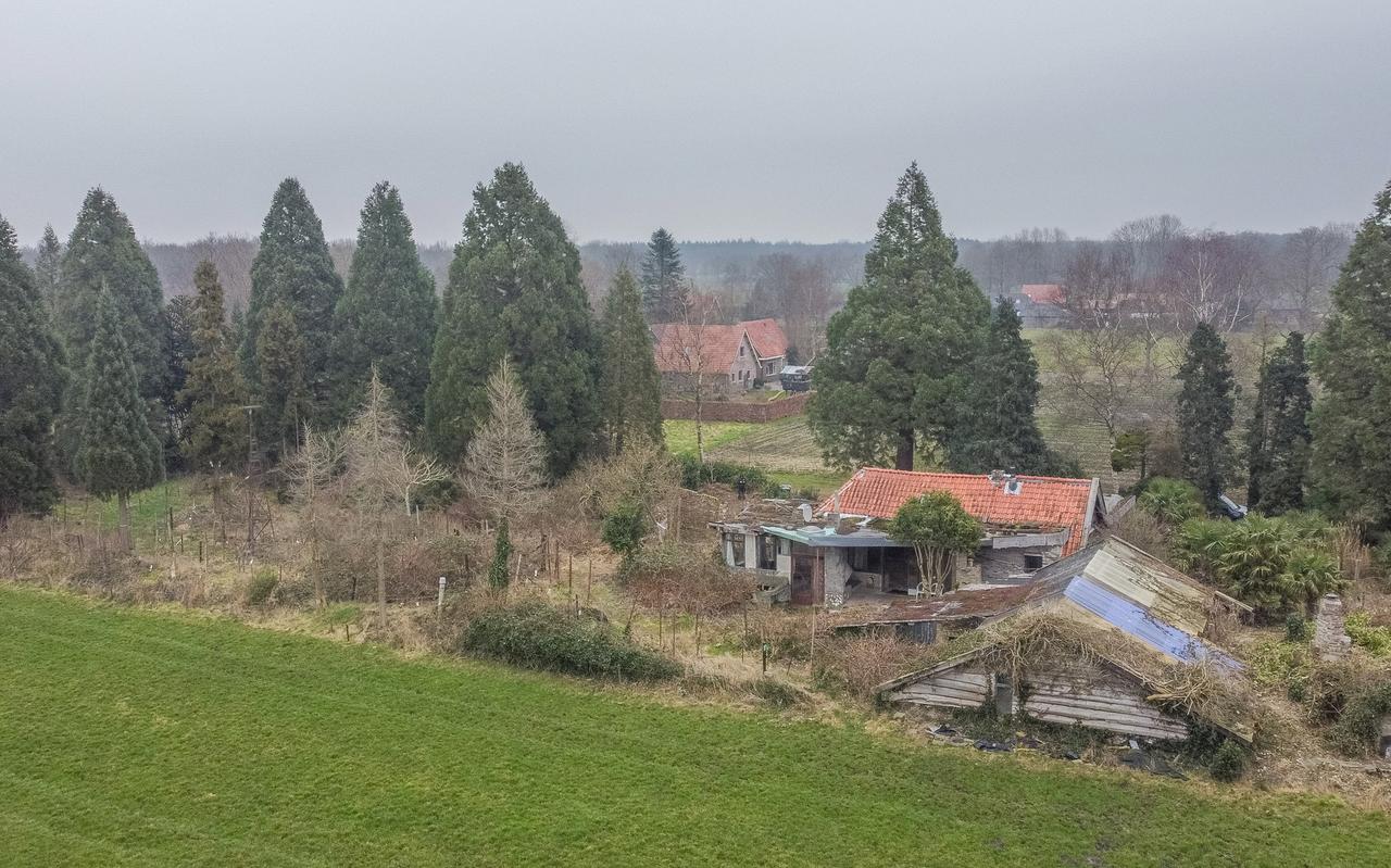 De woning aan de Jokweg in Noordwolde. De woning aan de Jokweg in Noordwolde.