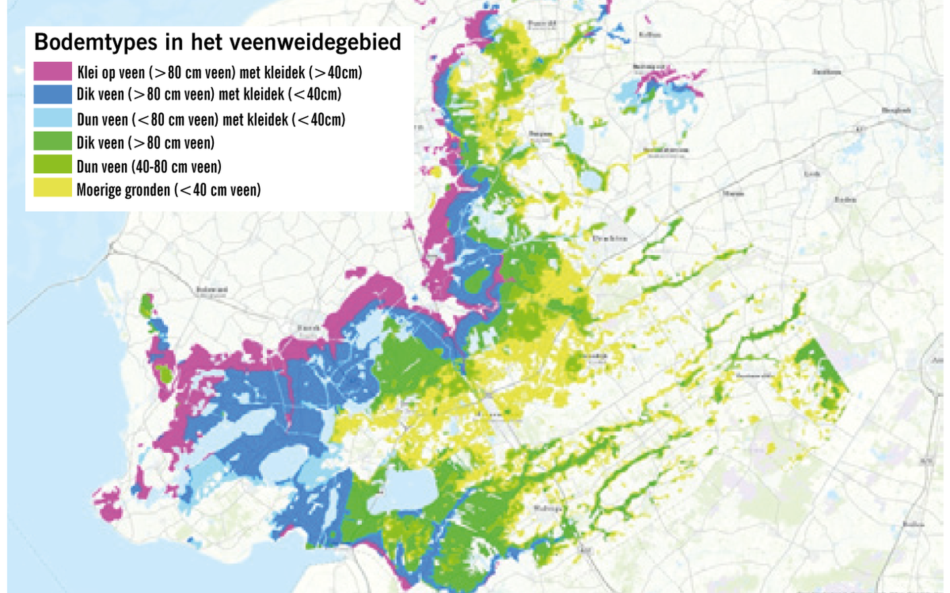 Veenweideprogramma focust eerst alleen op gebieden met dikke veenlaag - Leeuwarder Courant