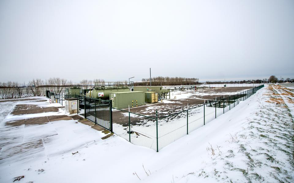 De gaswinlocatie in Langezwaag is onderdeel van het gebied.
