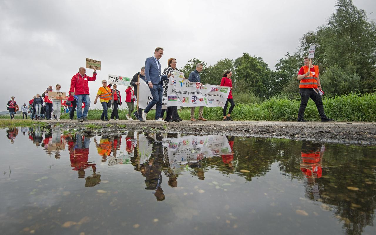 Gasprotest in Ternaard. FOTO MARCEL VAN KAMMEN Gasprotest in Ternaard. FOTO MARCEL VAN KAMMEN
