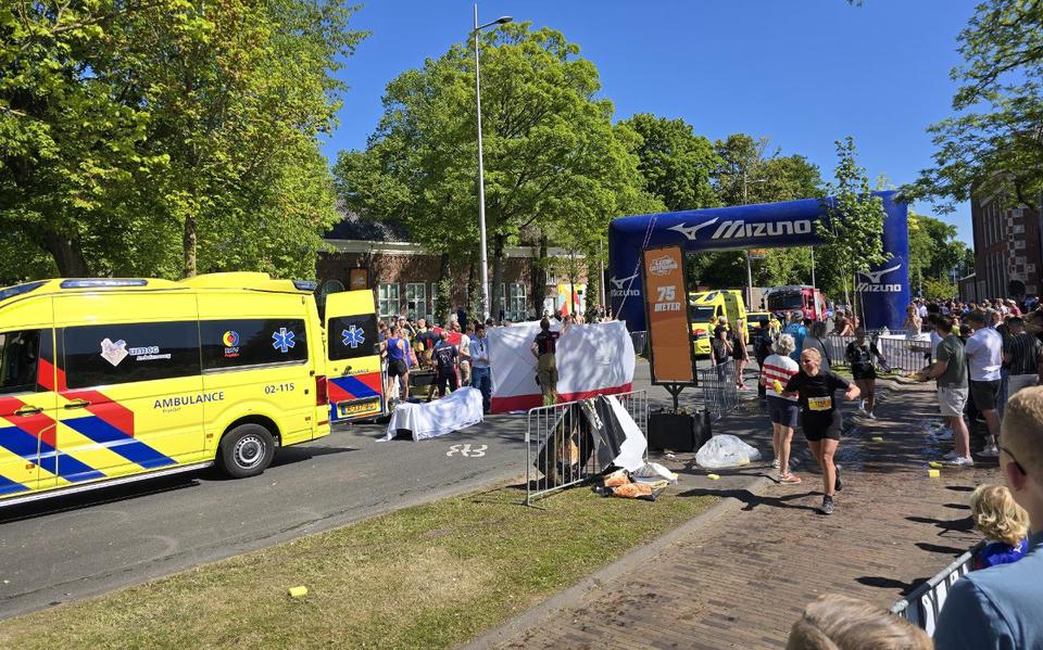 Een deelnemer van LOOP Leeuwarden werd gereanimeerd.