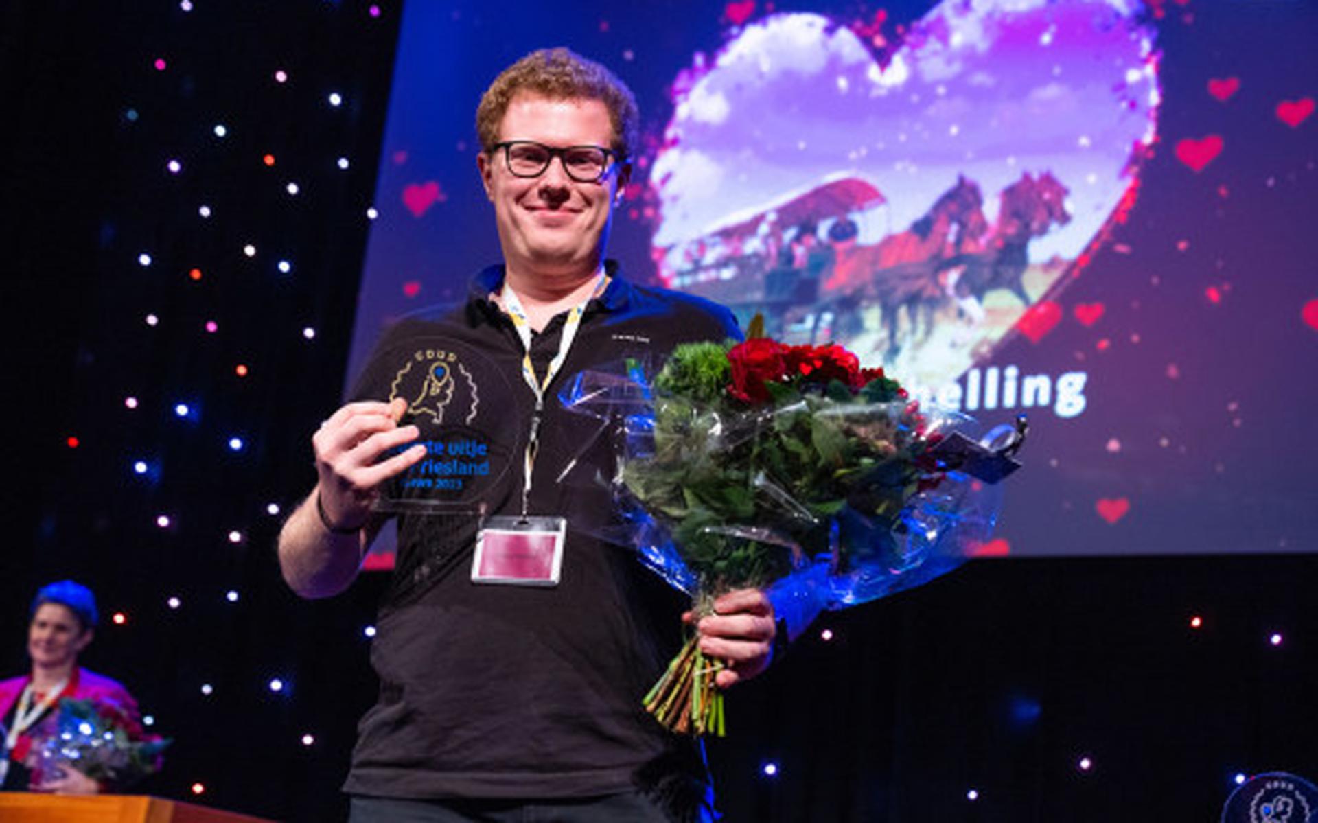 Jochem Bierema nam namens Puur Terschelling de prijs in ontvangst.