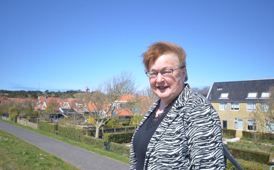 Tineke Schokker, vlak voor haar vertrek als burgemeester op Vlieland in 2021.