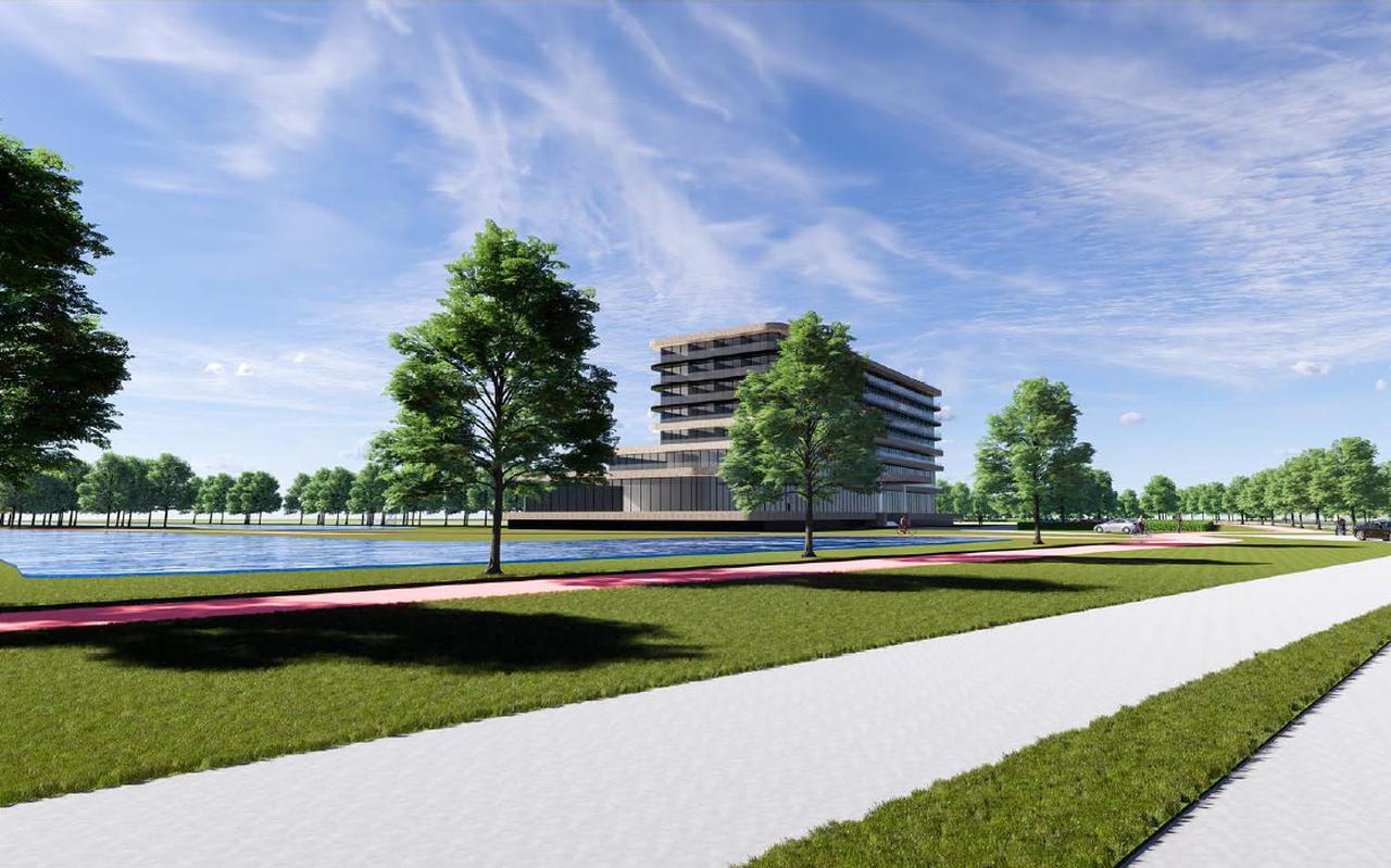 Impressie van het nieuwe Van der Valk-hotel in Heerenveen.
