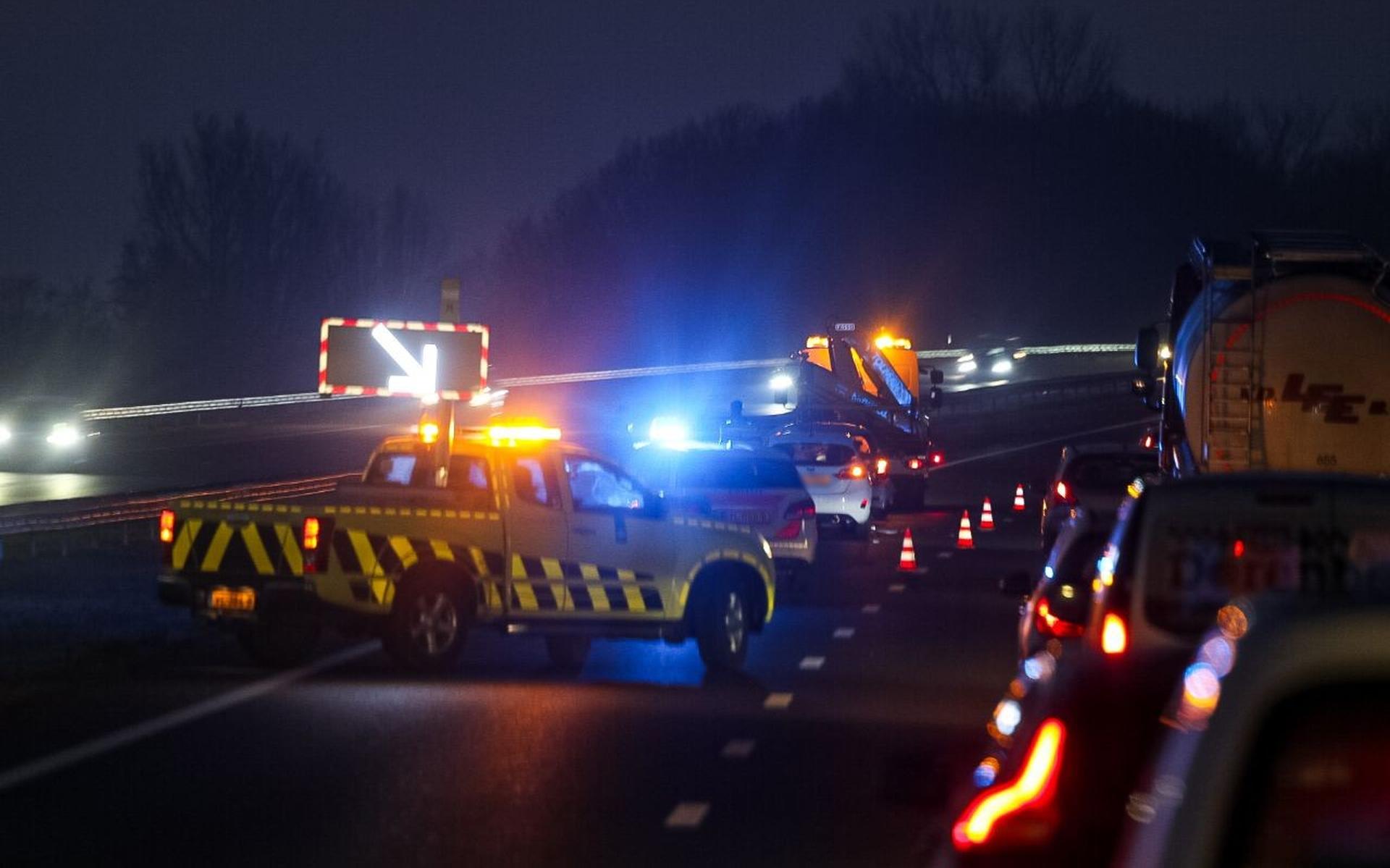 File op de A7 richting Heerenveen opgelost