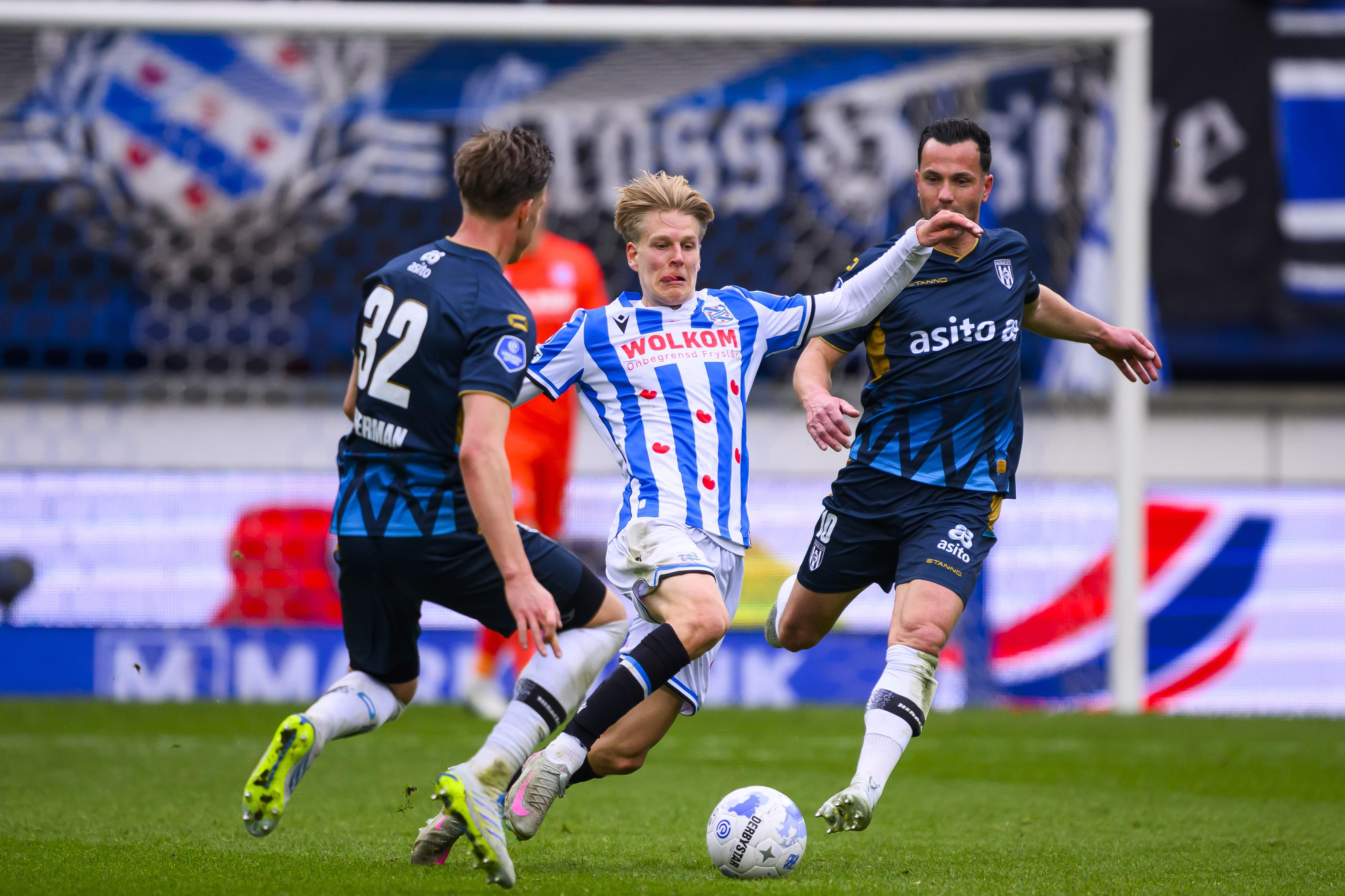 De 'kleintjes' van de eredivisie vormen voor volwassen SC Heerenveen geen obstakels meer