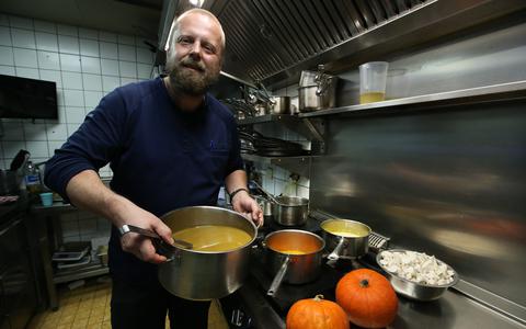 Willem Schaafsma, chefkok en eigenaar restaurant Eindeloos in Leeuwarden.