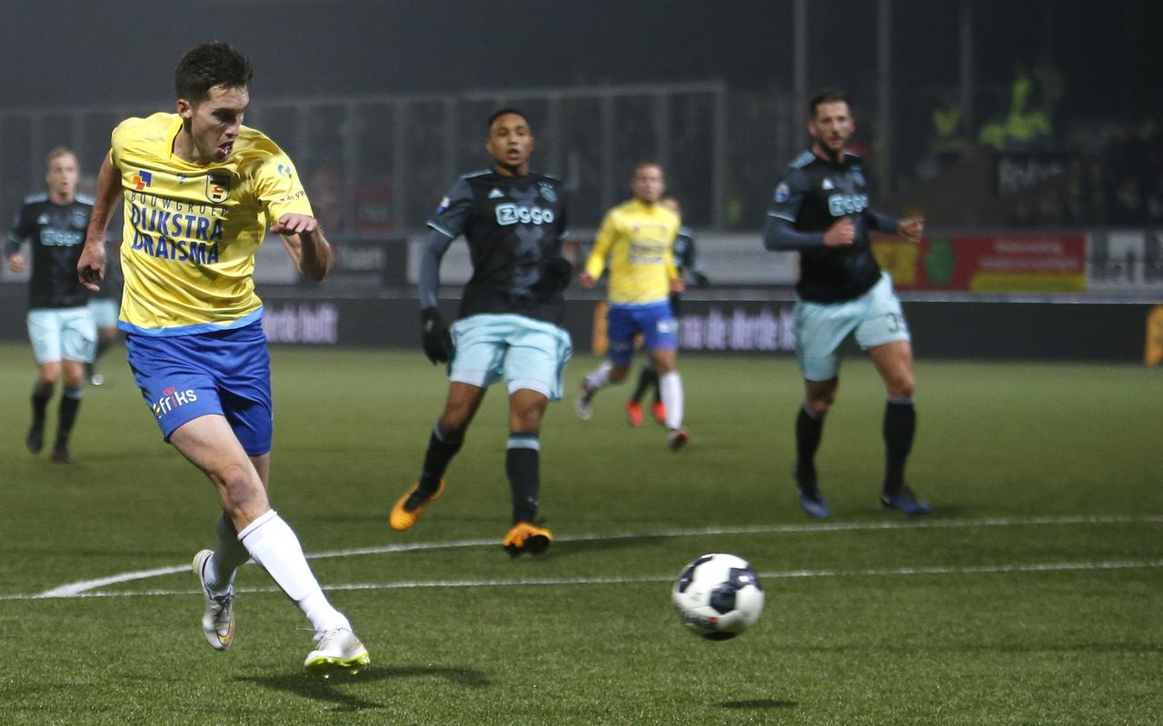 Martijn Barto is de laatste Cambuur-speler die scoorde tegen Ajax. Hier maakt hij de 1-0 in december 2016. Martijn Barto is de laatste Cambuur-speler die scoorde tegen Ajax. Hier maakt hij de 1-0 in december 2016.