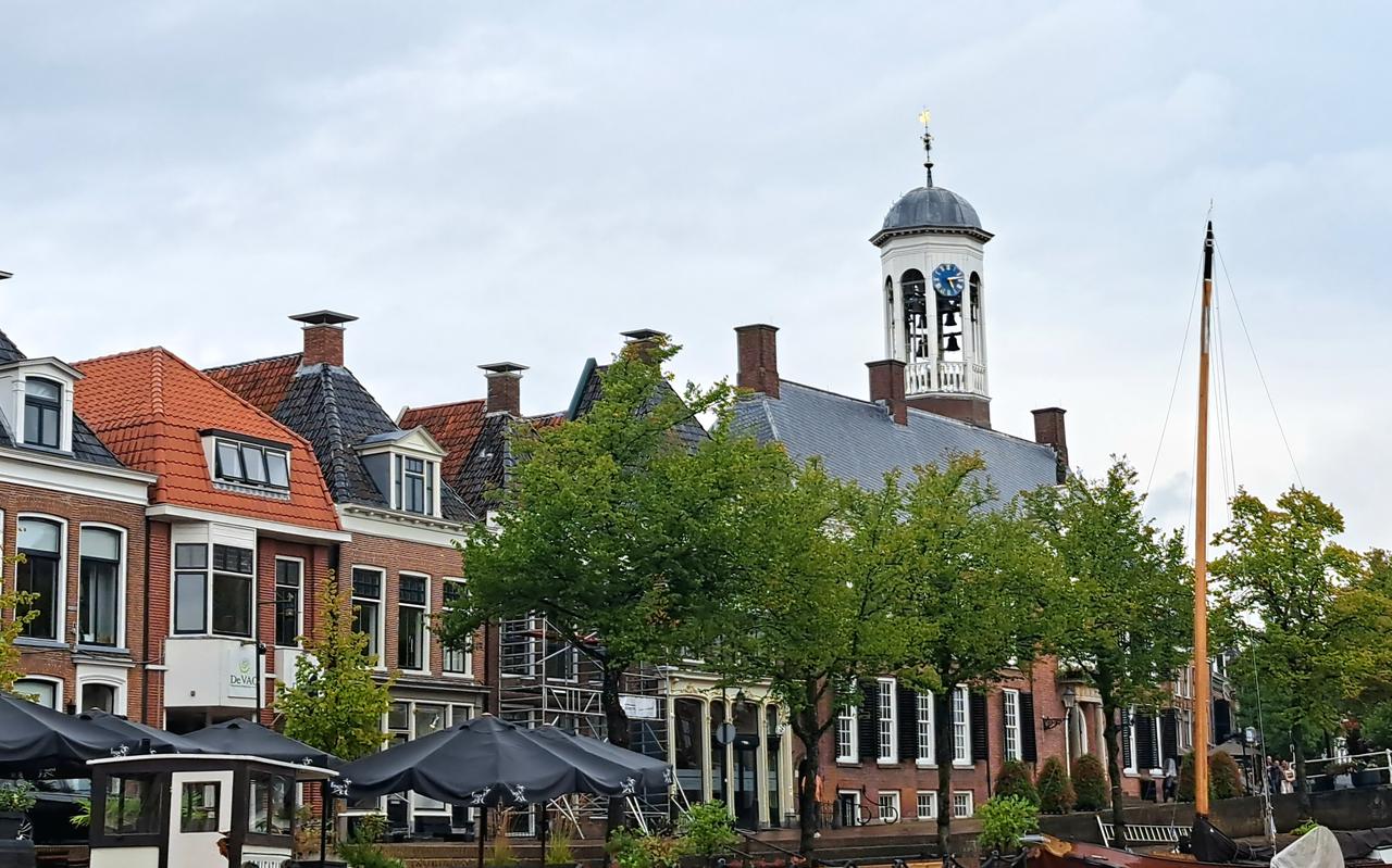 Het stadhuis van Dokkum is het gemeentehuis van Noardeast-Fryslân. Foto: LC